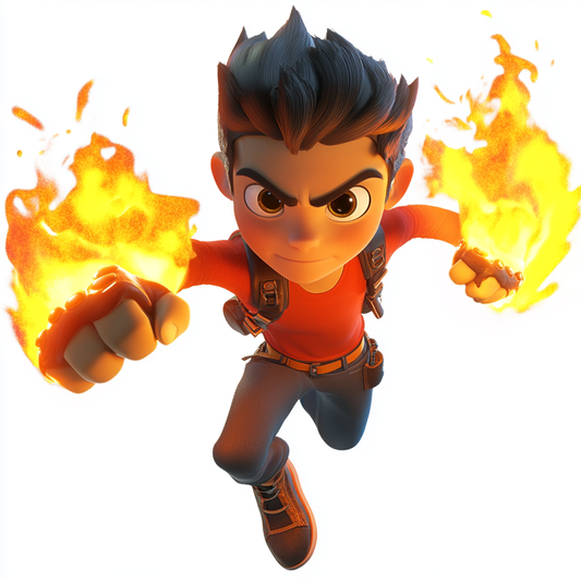 Flame-Fisted Hero