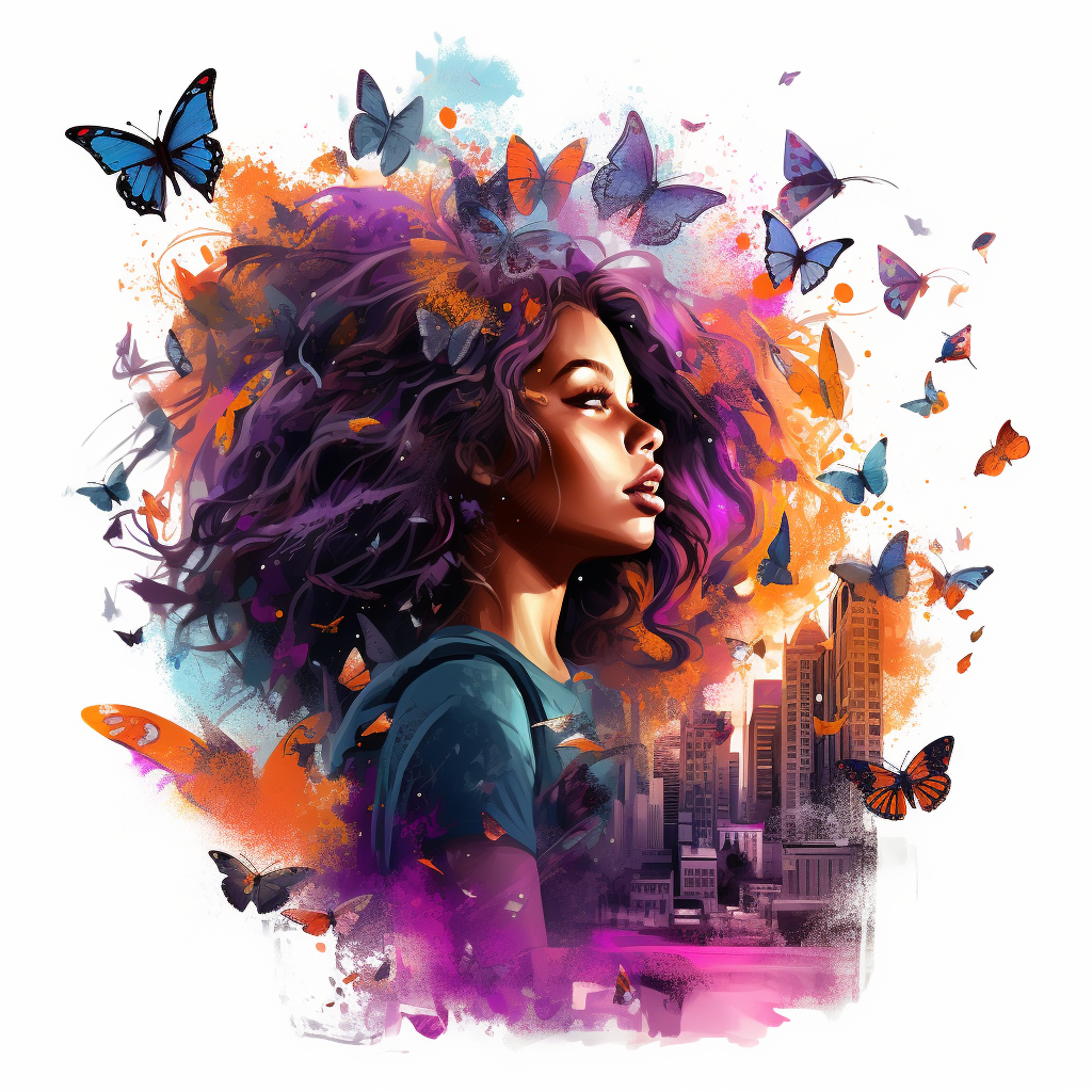 Urban Butterfly Dreamscape