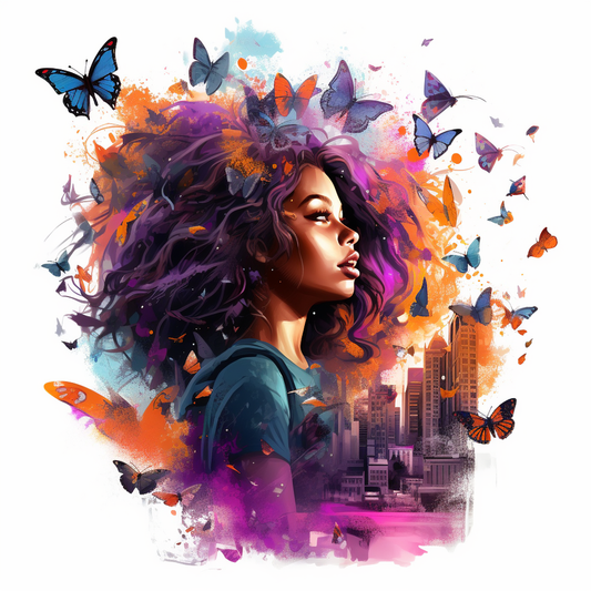 Urban Butterfly Dreamscape