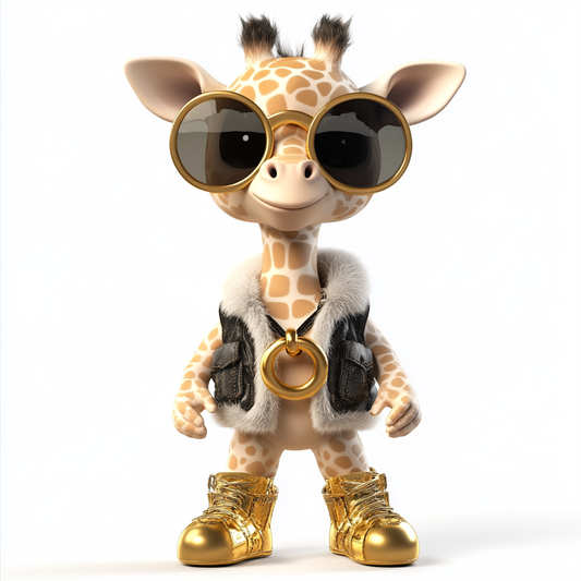 Stylish Giraffe Icon