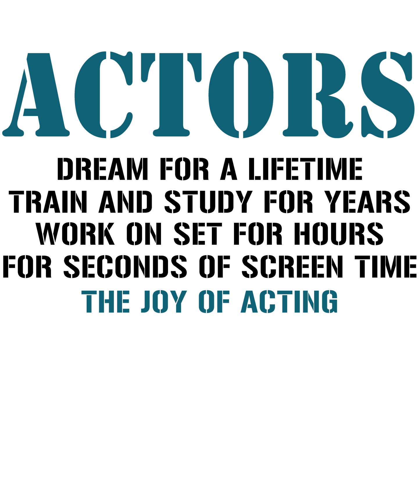 Joy of Acting Artistry