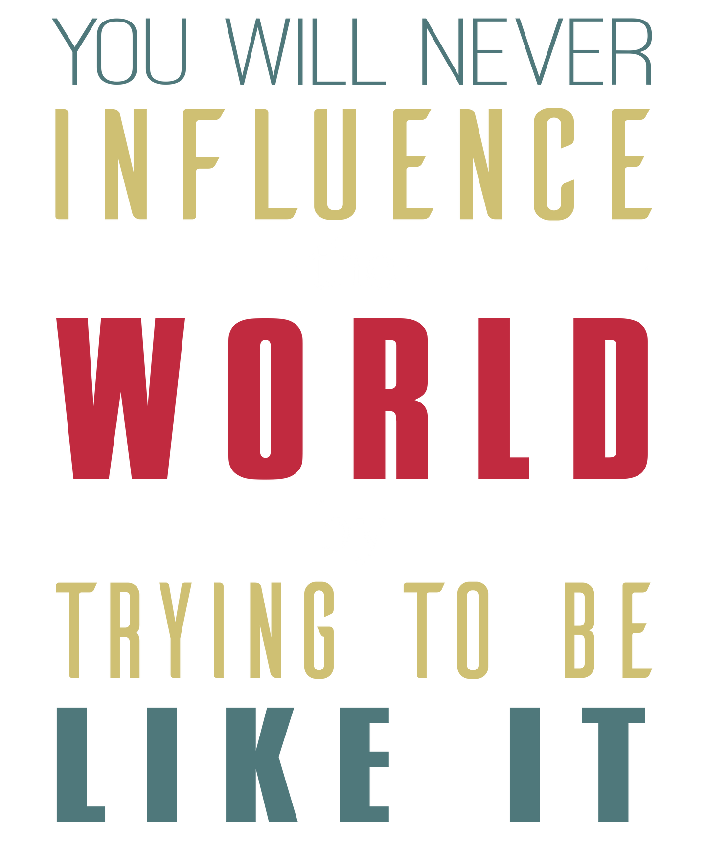 **Inspirational Typography Art**