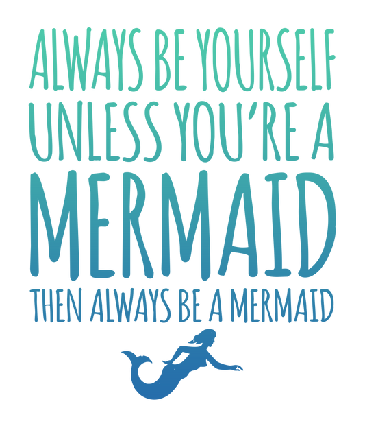Mermaid Motivation Print