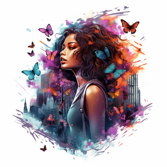 Urban Butterfly Dreamscape
