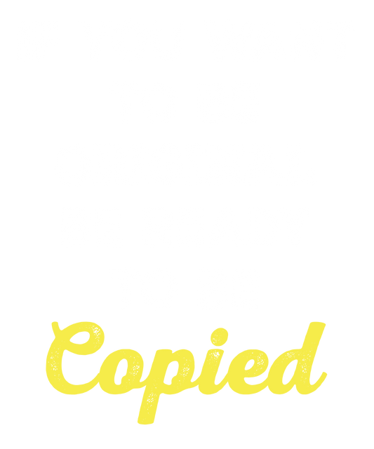 Originality in Copying