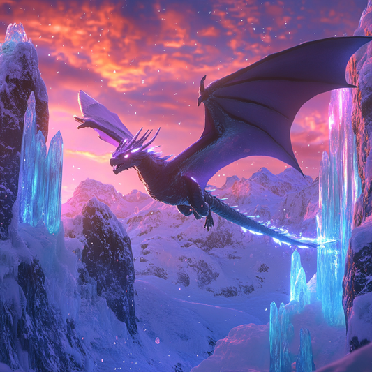 Majestic Ice Dragon Adventure