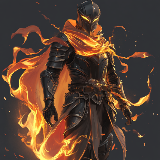 Flaming Knight Artwork