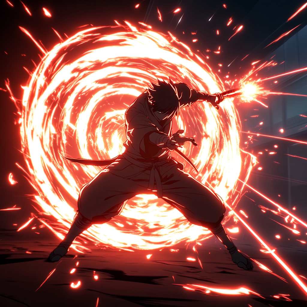Fiery Warrior's Embrace