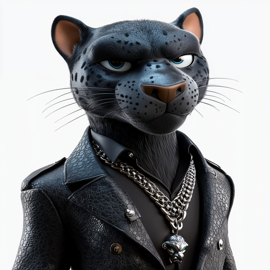 Stylish Black Panther Art
