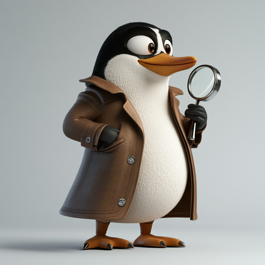 Detective Penguin Art