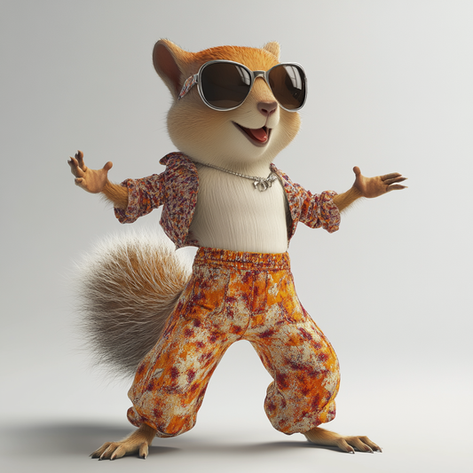 Chic Squirrel Vibes