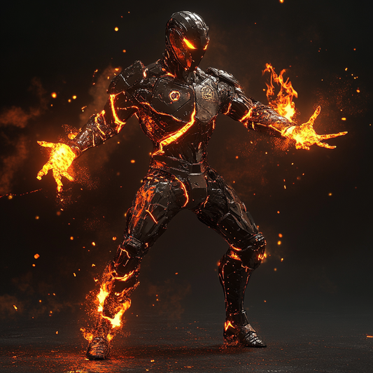 Lava-Fueled Superhero