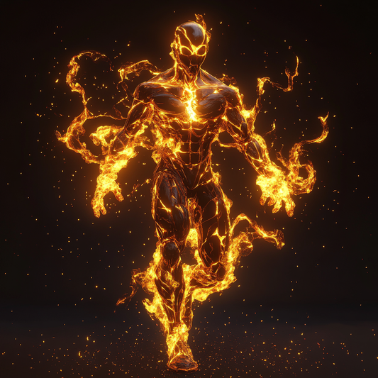 Fiery Dynamic Hero
