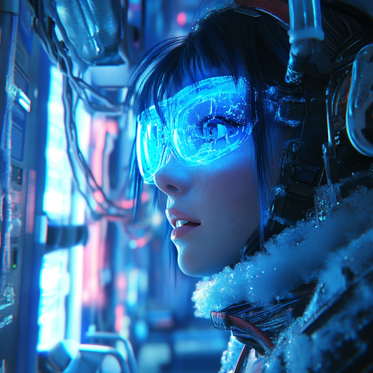 Futuristic Frosted Vision
