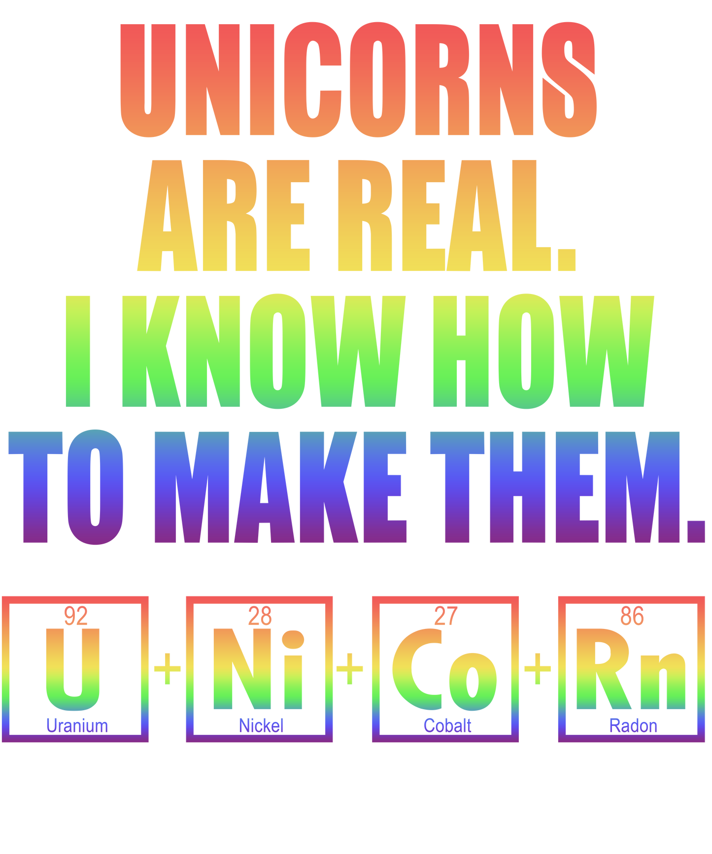 Unicorn Science Statement