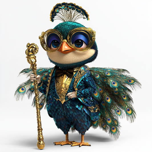 Regal Peacock Character