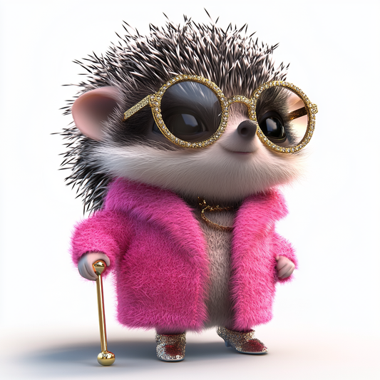 Stylish Hedgehog Superstar