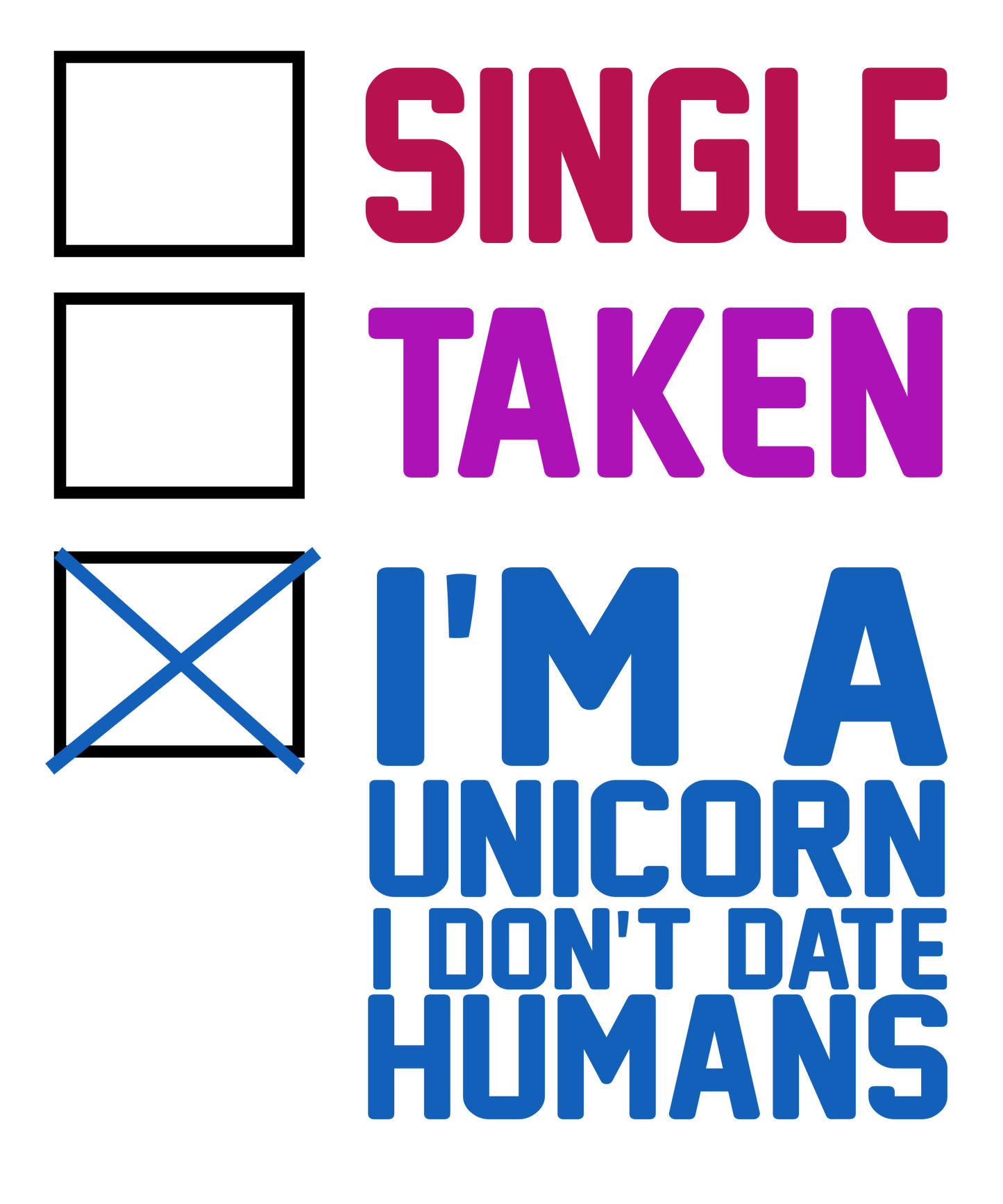 Unicorn Dating Humor
