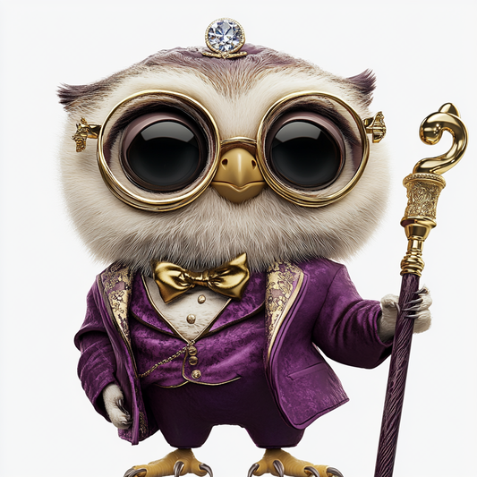 Dapper Owl Elegance