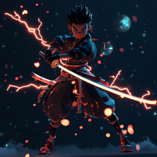 Electric Samurai Warrior