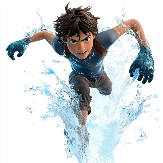 **Dynamic Water Splash Adventure**