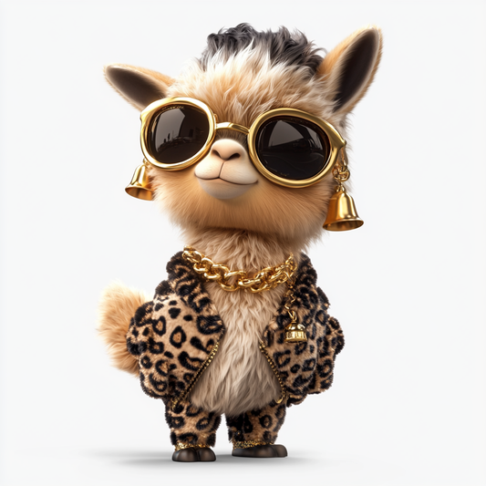 Stylish Chic Llama