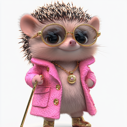 Chic Hedgehog Fashionista
