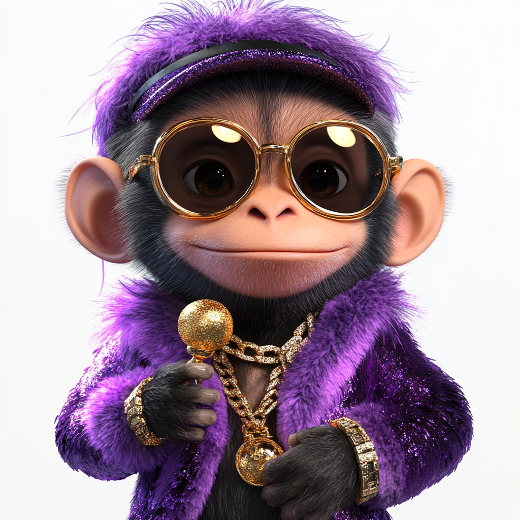 Funky Bling Monkey Vibes