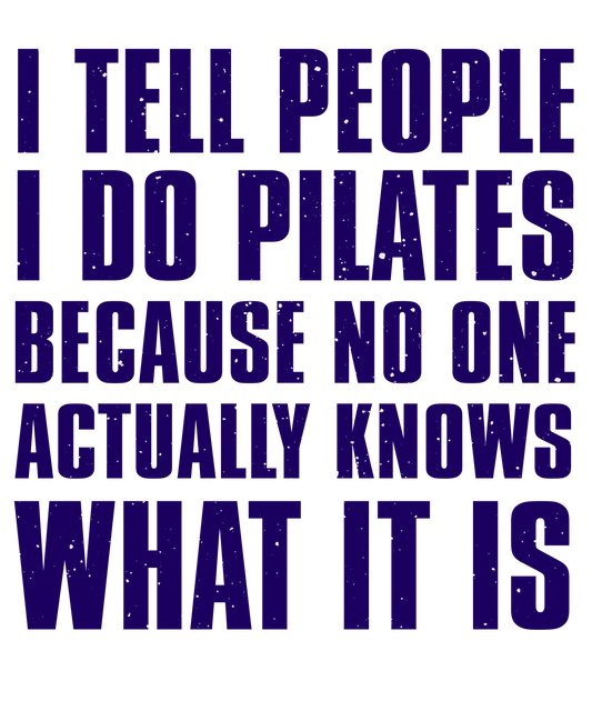 Pilates Humor Print