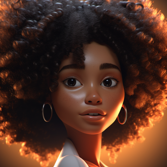 Radiant Curly Beauty