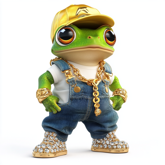 Funky Bling Frog