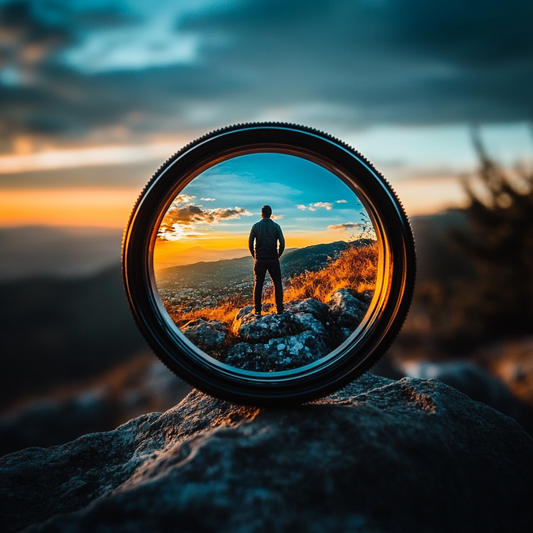 Framed Mountain Escape