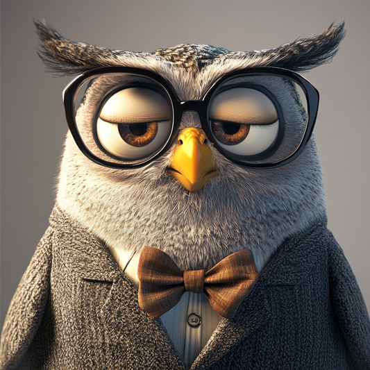 Dapper Owl Illustration