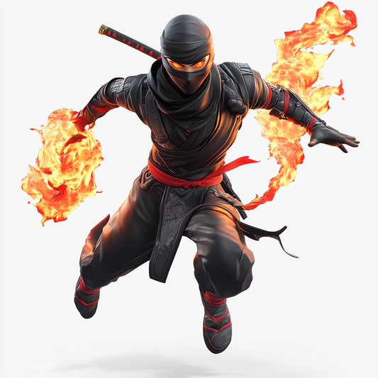 Fiery Ninja Warrior