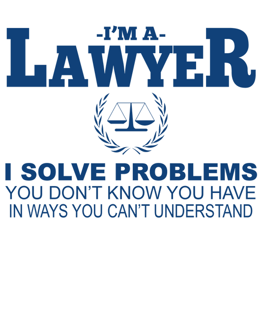 Legal Humor Typography Art
