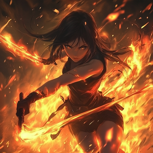 Fiery Warrior Goddess