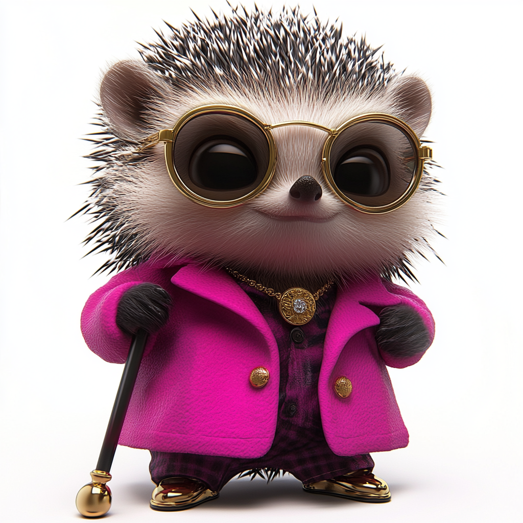 Stylish Hedgehog Chic