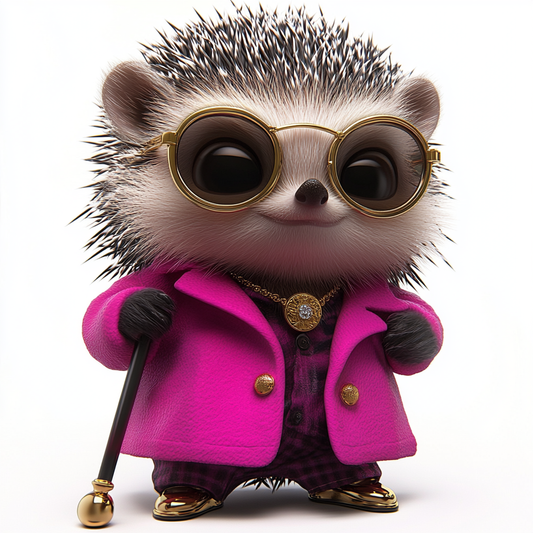 Stylish Hedgehog Chic