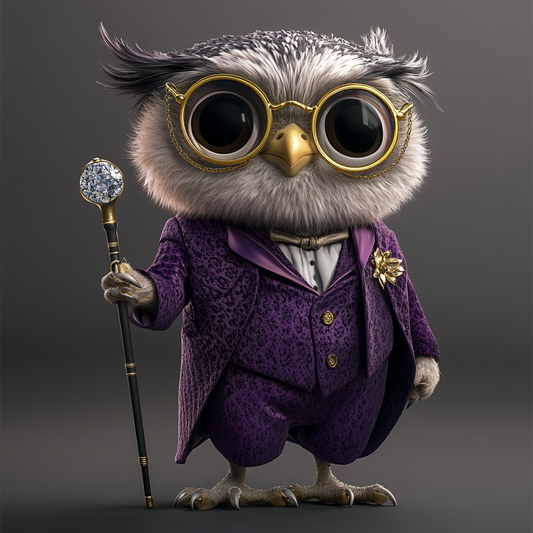 Dapper Owl Elegance