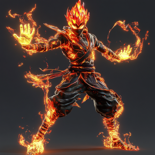 Fiery Ninja Warrior