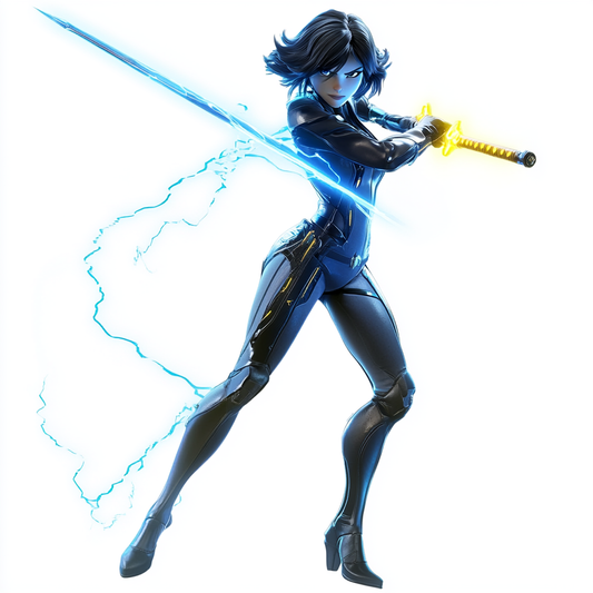 Electric Samurai Warrior