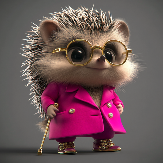 Chic Hedgehog Fashionista