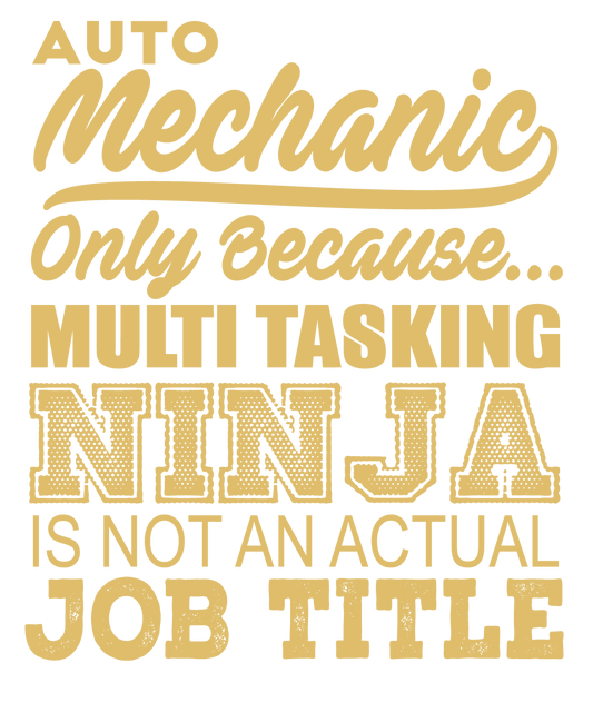 Mechanic Ninja Humor