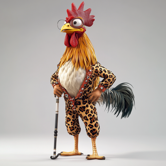 Funky Feathered Fashionista