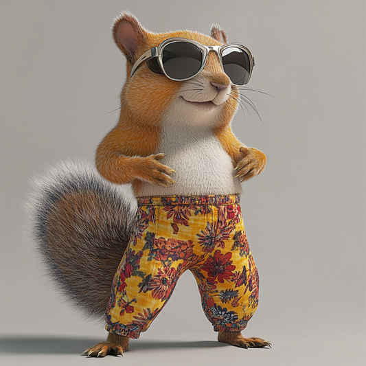 Chic Squirrel Vibes