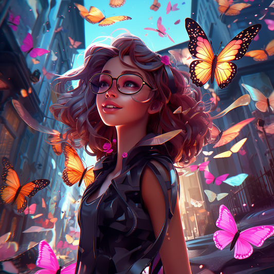 Butterfly Dreams in Bloom