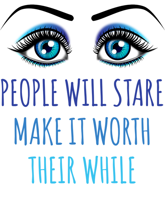 Bold Blue Eyed Statement
