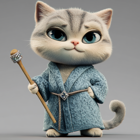 Adorable Wizard Cat
