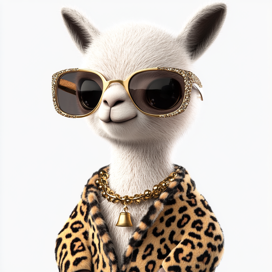 Stylish Llama Chic