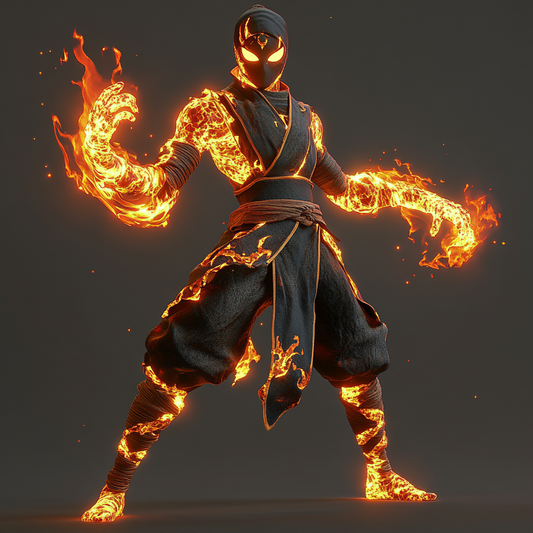 Fiery Warrior Illumination